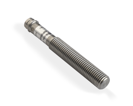 NMF08103-NF - 2 - Inductive sensor M8 metal face 60 mm connector M8 PNP NO Sn = 1 mm NF