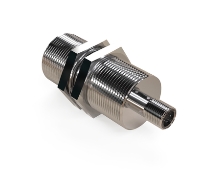 Czujnik indukcyjny M30 całometalowy 78 mm wtyczka M12 PNP NO Sn = 10 mm NF