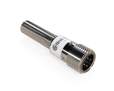 Czujnik indukcyjny M8 L=45 mm wtyczka M12 PNP NC Sn = 4 mm