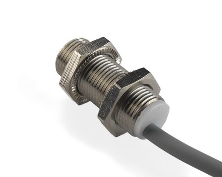NMF12064 - 3 - Czujnik indukcyjny M12 całometalowy 30 mm przewód 2m PNP NC Sn = 4 mm