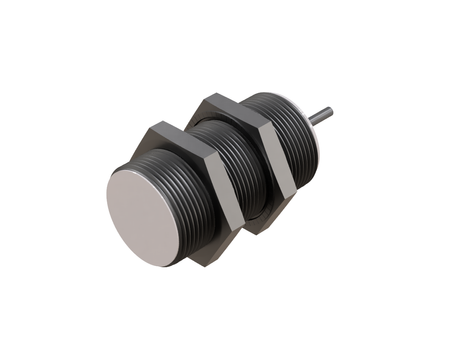 Czujnik indukcyjny M30 dla spawalnictwa 55 mm przewód 2m NPN NO Sn = 10 mm