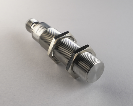 Inductive sensor M18 Metal face 79 mm connector M12 NPN NO Sn = 8 mm