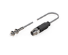 NIS04031 - 1 - Indukčný snímač M4 L=25 mm kábel 0,3 m konektor M8 NPN NO Sn = 0,6 mm