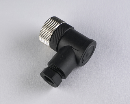 F12-4R - Wtyczka M12, wtyk kątowy, 4 piny, żeńska