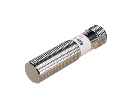 Inductive sensor M12 Metal face 50 mm connector M12 PNP NC Sn = 4 mm