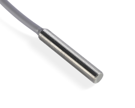 NIS05361 - 2 - Czujnik indukcyjny M5 L=30 mm przewód 3m NPN NO Sn = 0,8 mm
