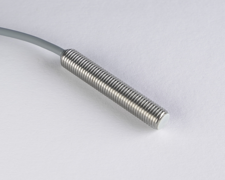 Indukčný snímač M8 L=45 mm kábel 2m NPN NO & NC Sn = 2 mm