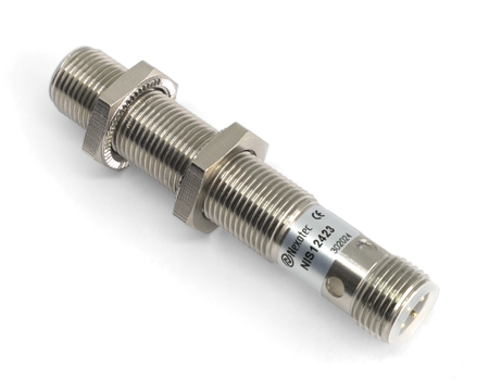 NIS12423 - 3 - Inductive sensor M12 68 mm connector M12 PNP NO Sn = 4 mm