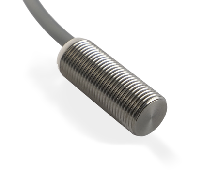 NMF12061 - 2 - Indukčný snímač M12 celokovový 30 mm kábel 2m NPN NO Sn = 4 mm