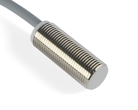 NIS12124-K3 - 2 - Inductive sensor M12 30 mm cable 3m PNP NC Sn = 4 mm