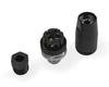 F12-4MS - 3 - M12 4-Pin Male Straight Connector – for industrial sensors and automation systems
