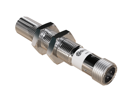 Czujnik indukcyjny M12 całometalowy 68 mm wtyczka M12 PNP NO Sn = 2 mm FE