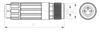 P8-3S - 13 - Buchse M8 3-pin gerade – Steckverbinder für Sensoren und Industrieautomation