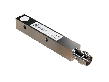 Inductive sensor square Q8 length 60 mm Connector M8 NPN NC Sn = 2 mm sensing top