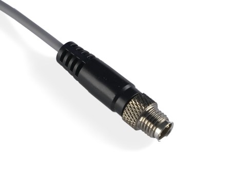NIS05093 - 6 - Induktív érzékelő M5 L=25 mm kábel 0,3 m csatlakozó M8 PNP NO Sn = 0,8 mm