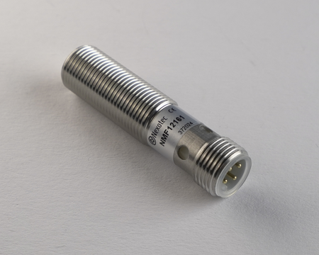 Czujnik indukcyjny M12 całometalowy 50 mm wtyczka M12 NPN NO Sn = 4 mm