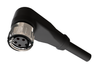 NXOC08101105 - 1 - Anschlusskabel M8 4 pin Buchse gewinkelt, Kabel PVC 5 m mit offenen Enden