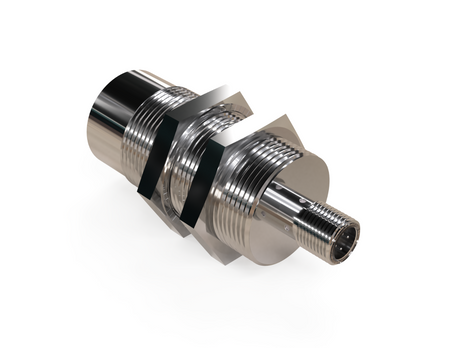 Czujnik indukcyjny M30 całometalowy 78 mm wtyczka M12 NPN NO Sn = 13 mm