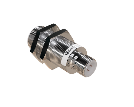 Induktív érzékelő M18 L=48 mm csatlakozó M12 PNP NC Sn = 12 mm