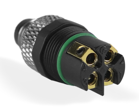 P8-4MS - 5 - Wtyczka M8 4-pin męska prosta – złącze do czujników i automatyki przemysłowej