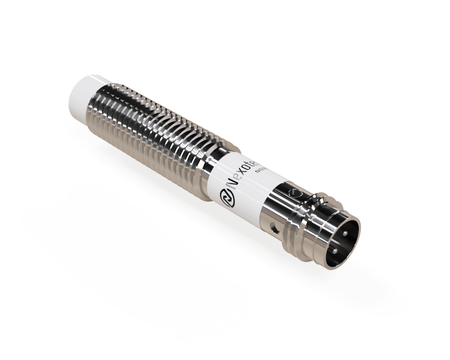 Czujnik indukcyjny M8 L=45 mm wtyczka M8 PNP NC Sn = 4 mm