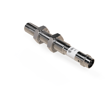 NMF08102 - 2 - Induktiver Sensor M8 Vollmetall 60 mm Stecker M8 NPN NC Sn = 1 mm