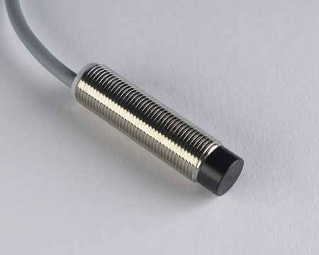 Indukční snímač M12 L=50 mm kabel 3m PNP NO Sn = 8 mm