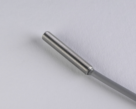 Inductive sensor M5 28 mm cable 0,3 m connector M8 NPN NO Sn = 0,8 mm