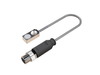 NIQ84003 - 2 - Czujnik prostopadłościenny 16x8x4.7mm Q84 wtyczka M8 PNP NO Sn = 2 mm detekcja góra