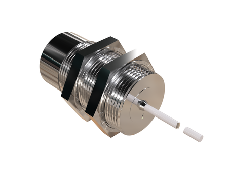 Czujnik indukcyjny M30 całometalowy 55 mm przewód 2m NPN NC Sn = 13 mm NF