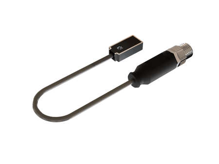 NIQ84003 - 3 - Kvádrový snímač 16x8x4.7mm Q84 konektor M8 PNP NO Sn = 2 mm detekcia zhora