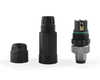 P8-4MS - 3 - M8 4-Pin Male Straight Connector – for industrial sensors and automation systems