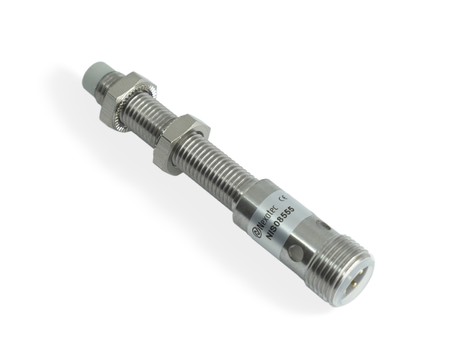 NIS08555 - 3 - Induktiver Sensor M8 L=60 mm Stecker M8 NPN NO & NC Sn = 6 mm