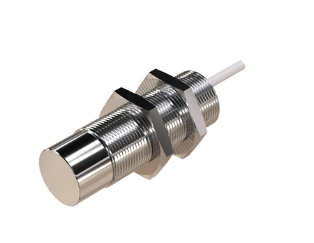 Inductive sensor M18 Metal face 55 mm cable 3m PNP NC Sn = 8 mm