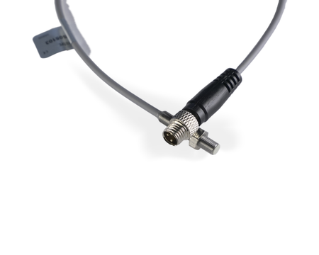 NIS05102 - 5 - Induktív érzékelő M5 L=28 mm kábel 0,3 m csatlakozó M8 NPN NC Sn = 0,8 mm