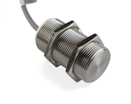 NMF30003 - 4 - Indukčný snímač M30 celokovový 55 mm kábel 2m PNP NO Sn = 10 mm