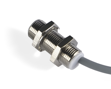 NIS12101-K2 - 3 - Indukční snímač M12 L=30 mm kabel 2m NPN NO Sn = 2 mm