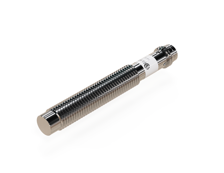 NMF08114 - 3 - Induktív érzékelő M8 teljes fém 60 mm csatlakozó M8 PNP NC Sn = 2 mm