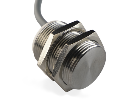 NMF30022 - 4 - Indukčný snímač M30 celokovový 35 mm kábel 2m NPN NC Sn = 10 mm