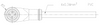 NXOC12341203 - 8 - M12 4-pin female angled connection cable, PUR wire 3 m with open ends