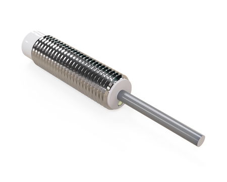 Indukční snímač M8 L=30 mm kabel 3m PNP NO & NC Sn = 6 mm