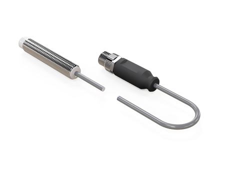Inductive sensor M8 45 mm cable 0,3 m connector M8 NPN NC Sn = 2 mm