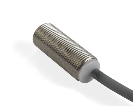 NMF12063 - 1 - Czujnik indukcyjny M12 całometalowy 30 mm przewód 2m PNP NO Sn = 4 mm