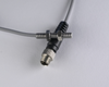 Inductive sensor M5 30 mm cable 0,3 m connector M8 NPN NO Sn = 0,8 mm