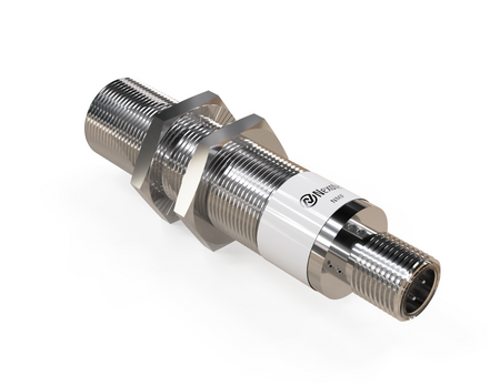 Inductive sensor M18 Metal face 79 mm connector M12 NPN NC Sn = 8 mm