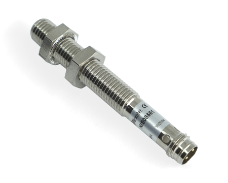 NIS08561 - 3 - Czujnik indukcyjny M8 L=60 mm wtyczka M8 NPN NO Sn = 4 mm
