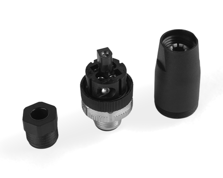 F12-5MS - 3 - Wtyczka M12 5-pin męska prosta – złącze do czujników i automatyki przemysłowej