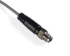 NIS05092 - 6 - Induktív érzékelő M5 L=25 mm kábel 0,3 m csatlakozó M8 NPN NC Sn = 0,8 mm