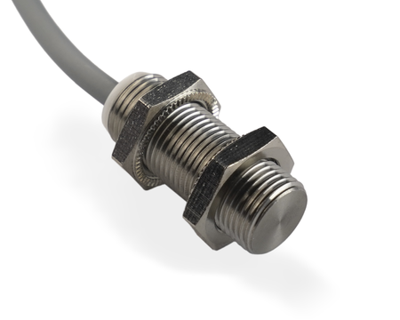NMF12062 - 4 - Induktív érzékelő M12 teljes fém 30 mm kábel 2m NPN NC Sn = 4 mm