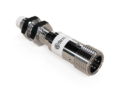 Indukčný snímač M8 L=53 mm konektor M12 NPN NO Sn = 2 mm